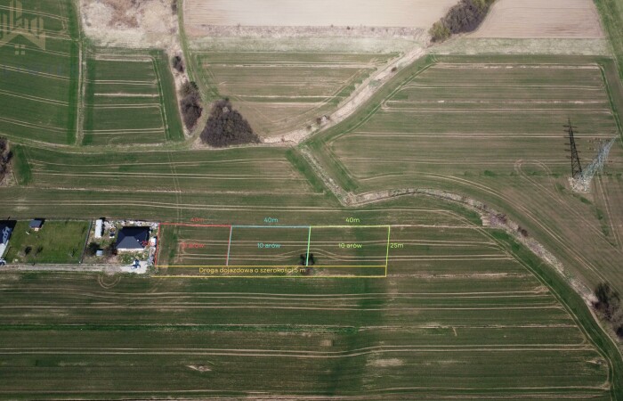 małopolskie, wielicki, Płaska, prostokątna działka budowlana/ Nowa Cena!