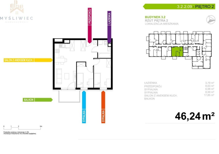 wielicki, Wieliczka, Bolesława Chrobrego, 3 pokojowe z balkonem pod inwestycję, Wieliczka