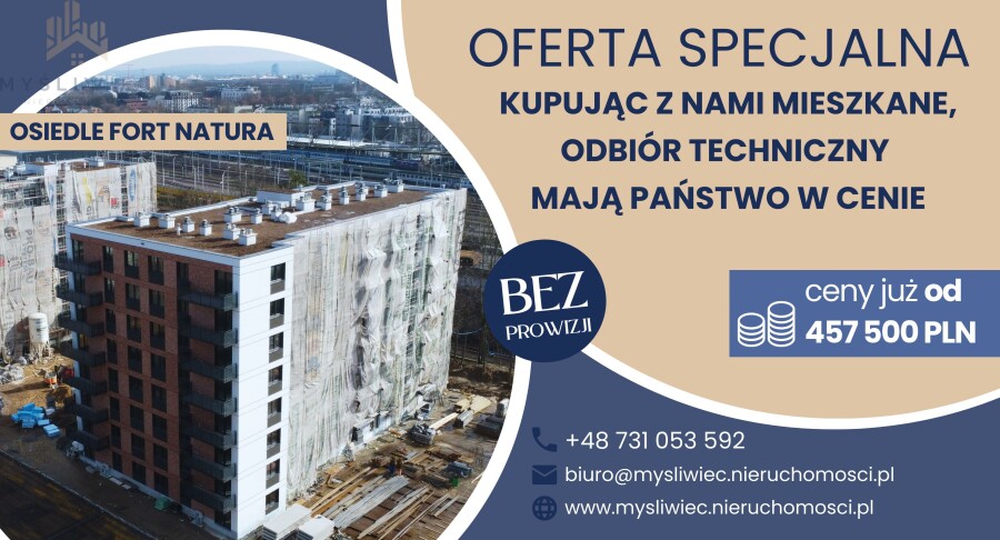 Kraków, Kraków-Krowodrza, Krowodrza, gen. Józefa Wybickiego, FORT NATURA WYBICKIEGO / Osiedle w wysokim standardzie z klimatyzacją / ODBIÓR TECHNICZNY GRATIS