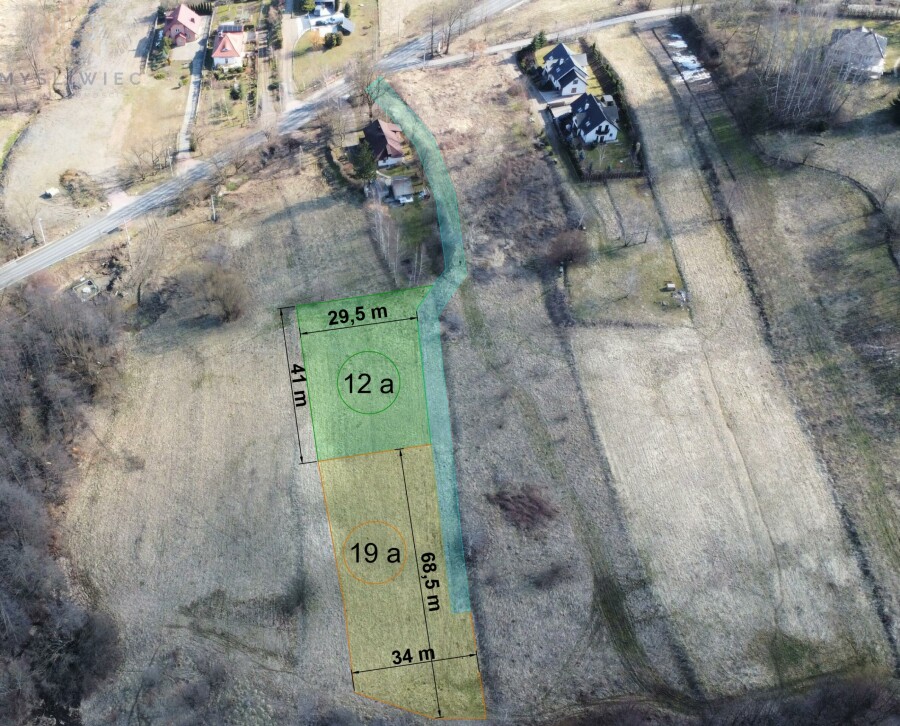 krakowski, Świątniki Górne, Wrząsowice, Witolda Pileckiego, Działki budowlane Wrząsowice