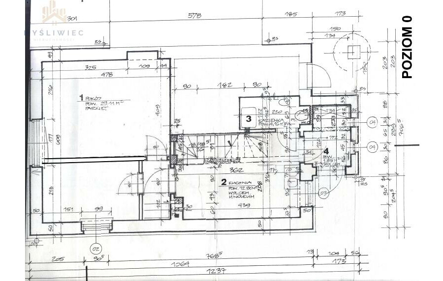 Kraków, Kraków-Śródmieście, Grzegórzki, Fabryczna, Mieszkanie dwupoziomowe w segmencie skrajnym