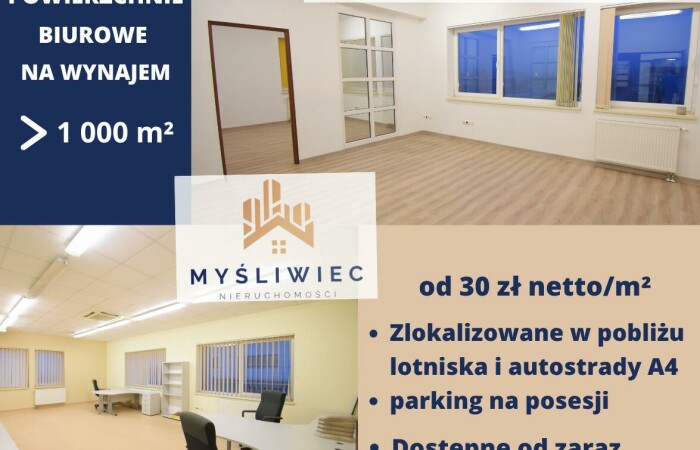 małopolskie, krakowski, Biura i powierzchnie magazynowe / różne metraże / pierwsze piętro