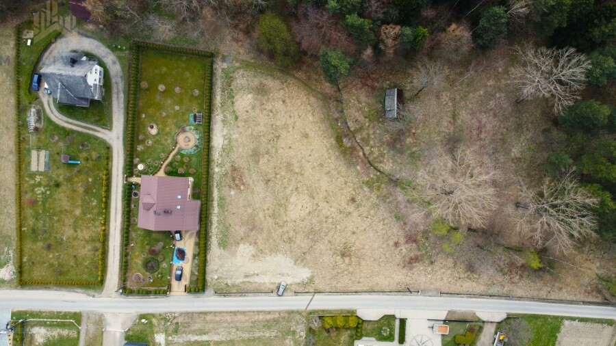 limanowski, Dobra, Pięknie położona pod lasem działka budowlana 17a / przy drodze / media