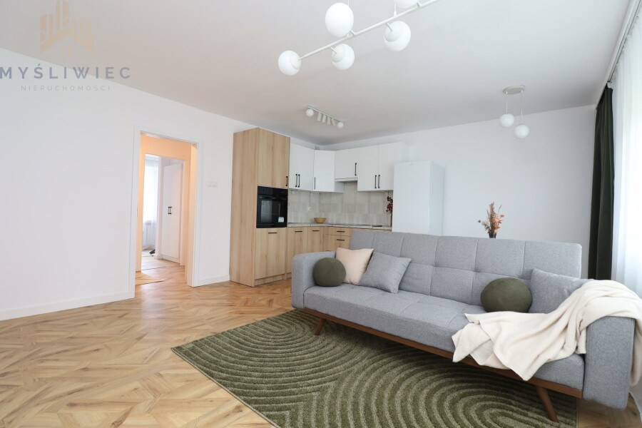 Kraków, Kraków-Podgórze, Wielicka, Wykończone | umeblowane | salon z aneksem + 2 sypialnie | balkon