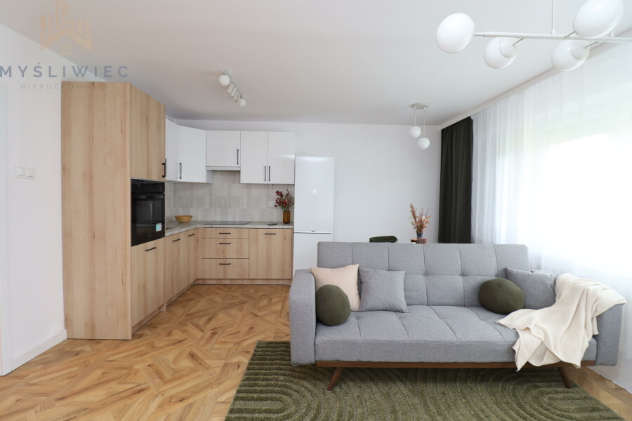 Kraków, Kraków-Podgórze, Wielicka, Wykończone | umeblowane | salon z aneksem + 2 sypialnie | balkon