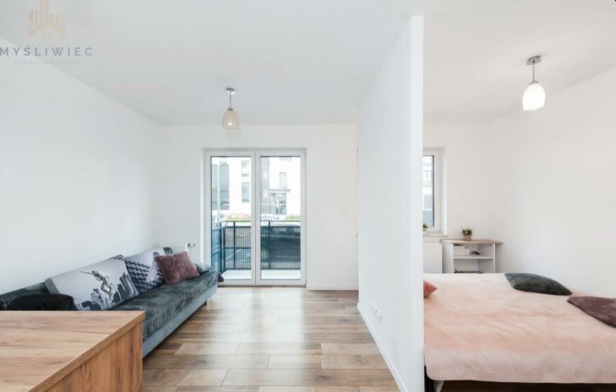 Kraków, Podgórze Duchackie, Walerego Sławka, Nowe z balkonem blisko Bonarki, dobre pod wynajem