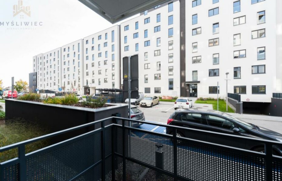 Kraków, Podgórze Duchackie, Walerego Sławka, Nowe z balkonem blisko Bonarki, dobre pod wynajem