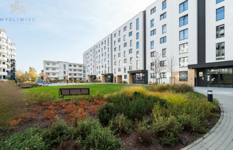 Kraków, Podgórze Duchackie, Walerego Sławka, Nowe z balkonem blisko Bonarki, dobre pod wynajem