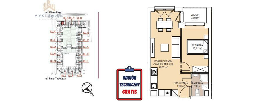 Kraków, Kraków-Podgórze, Podgórze, gen. Tadeusza Klimeckiego, POD WYNAJEM I DLA SIEBIE, BEZ PROWIZJI Z ODBIOREM GRATIS