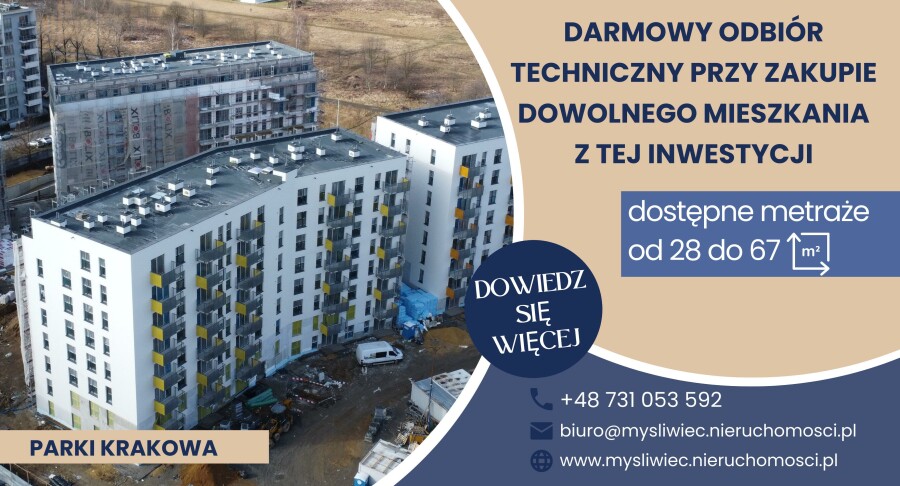 Kraków, Kraków-Krowodrza, Prądnik Biały, Adama Vetulaniego, PARKI KRAKOWA / Nowoczesne osiedle przy nowej linii tramwajowej / ODBIÓR TECHNICZNY GRATIS